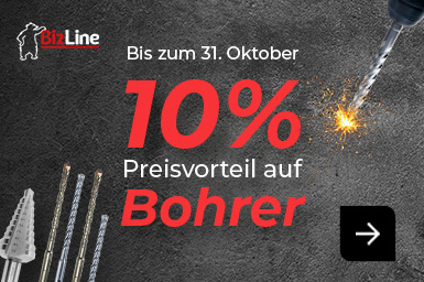 10 % Preisvorteil auf Bohrer