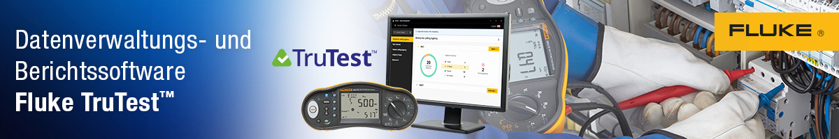 Datenverwaltungs- und Berichtssoftware Fluke TruTest™ | REXEL Germany