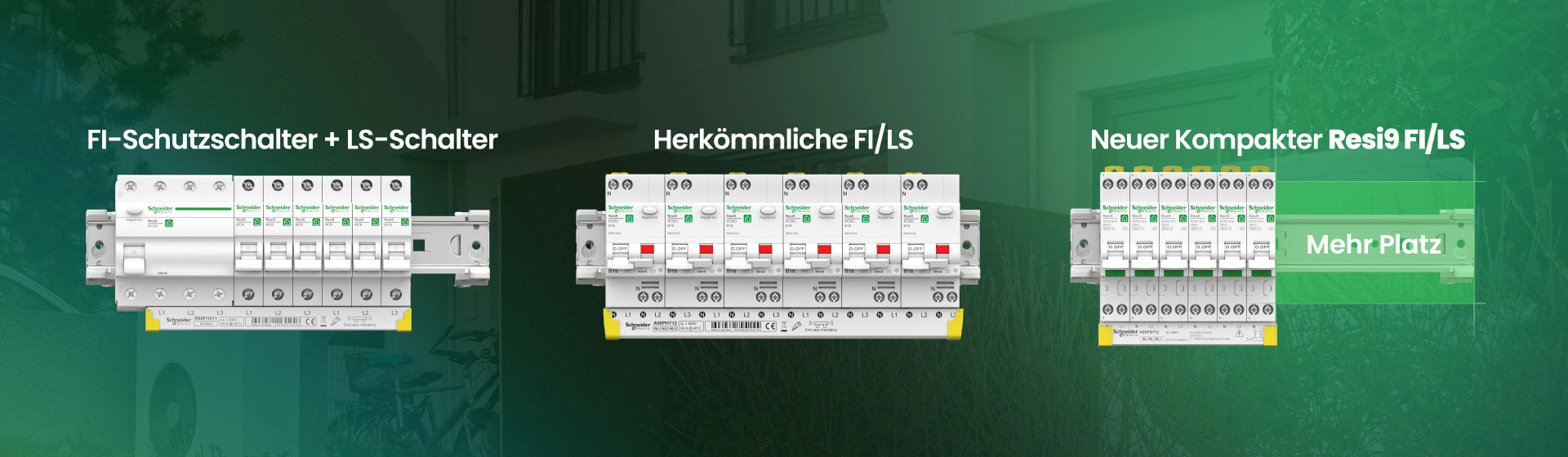 FI/LS-Schalter Resi9 und Acti9