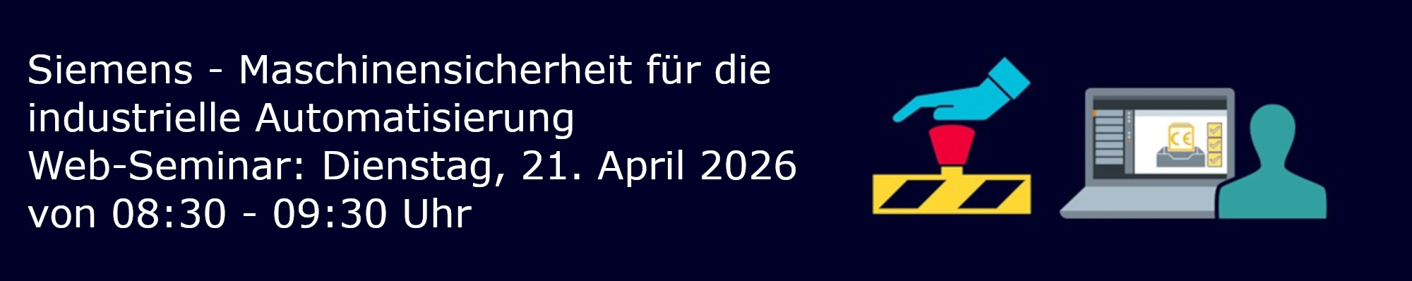 Siemens Web-Seminar Maschinensicherheit für die industrielle Automatisierung 